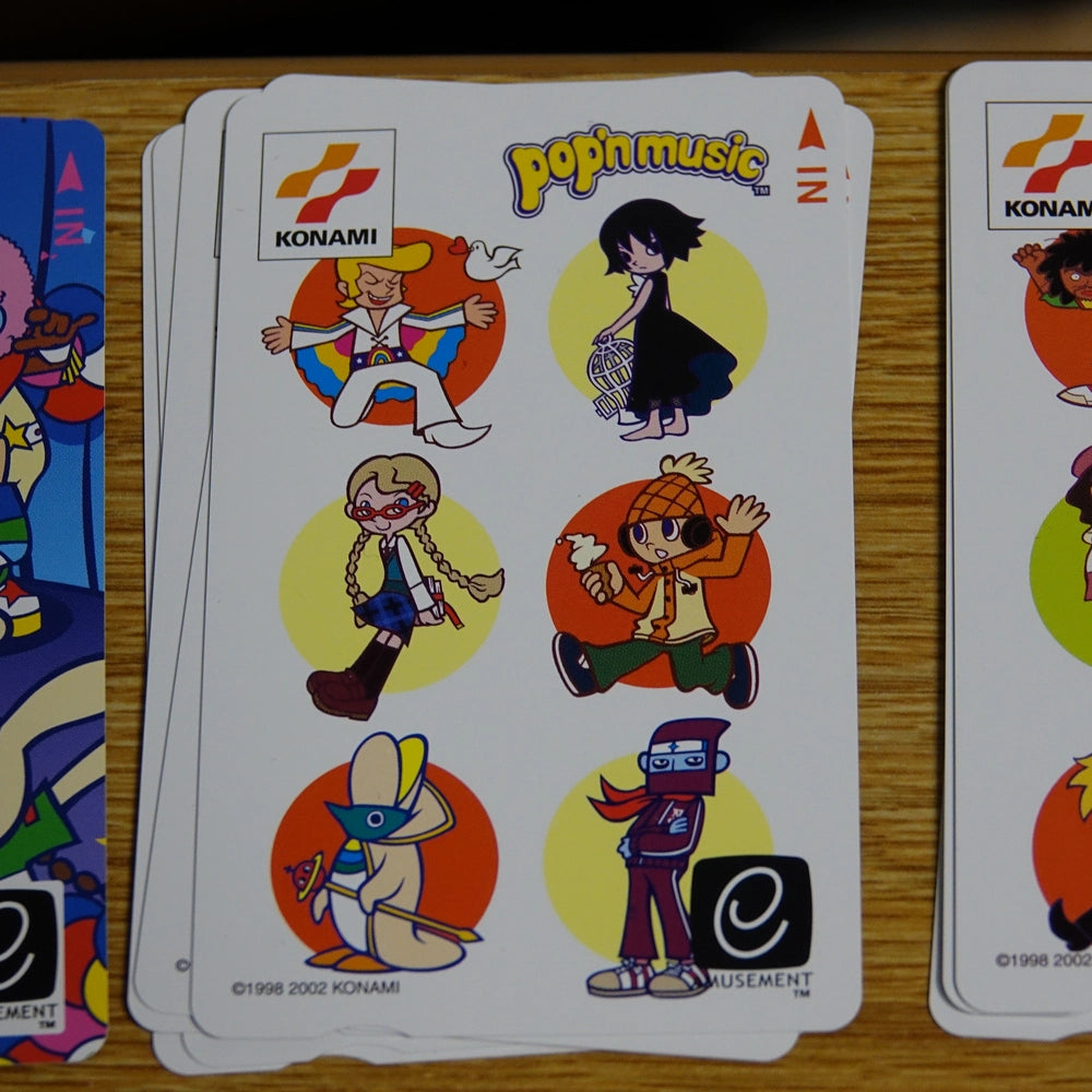 pop'n music 9 Collectible Cards